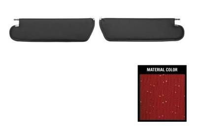 SUNVISORS - PERFORATED MATERIAL