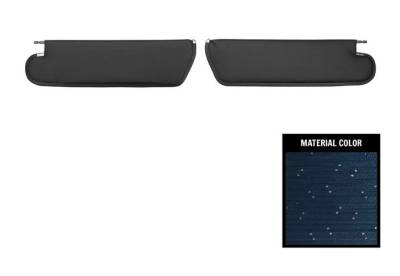 SUNVISORS - PERFORATED MATERIAL