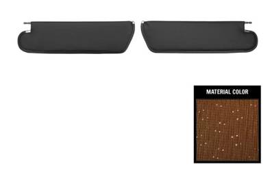 SUNVISORS - PERFORATED MATERIAL