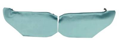 REAR ARM REST COVERS - LIGHT BLUE
