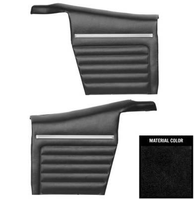 PREASSEMBLED REAR SIDE PANELS - CONVERTIBLE