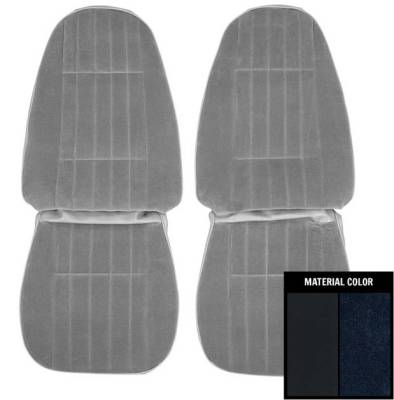 SEAT COVERS - FRONT BUCKETS (VINYL WITH CLOTH VELOUR)