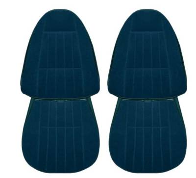 SEAT COVERS - FRONT BUCKETS (VINYL WITH EMPRESS CLOTH INSERTS)