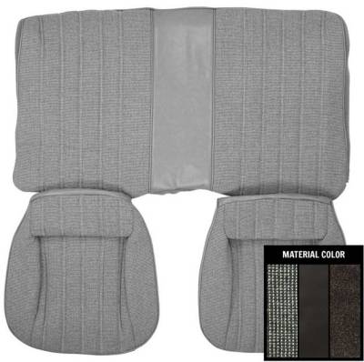 SEAT COVERS - REAR (HARDTOP) (VINYL WITH CLOTH INSERTS)